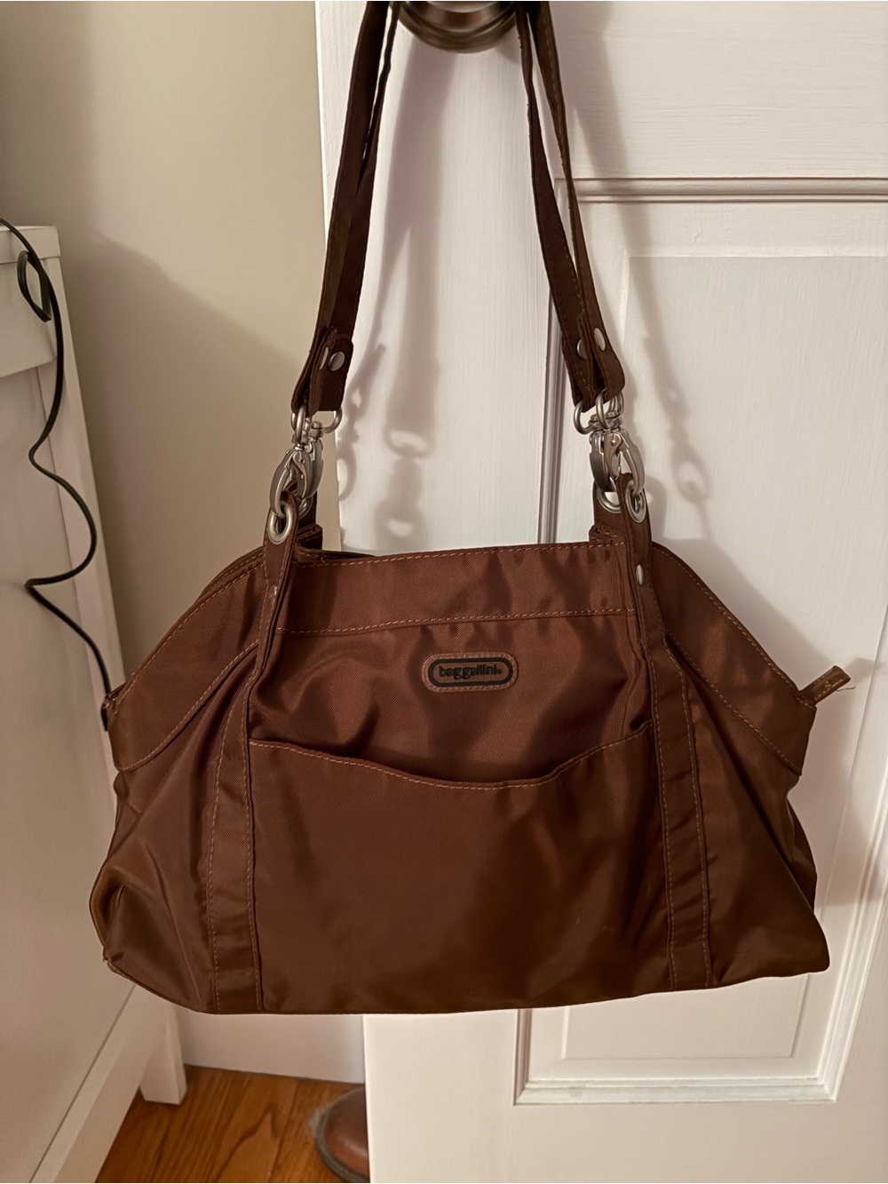 Baggallini Chocolate Brown Shoulder Tote